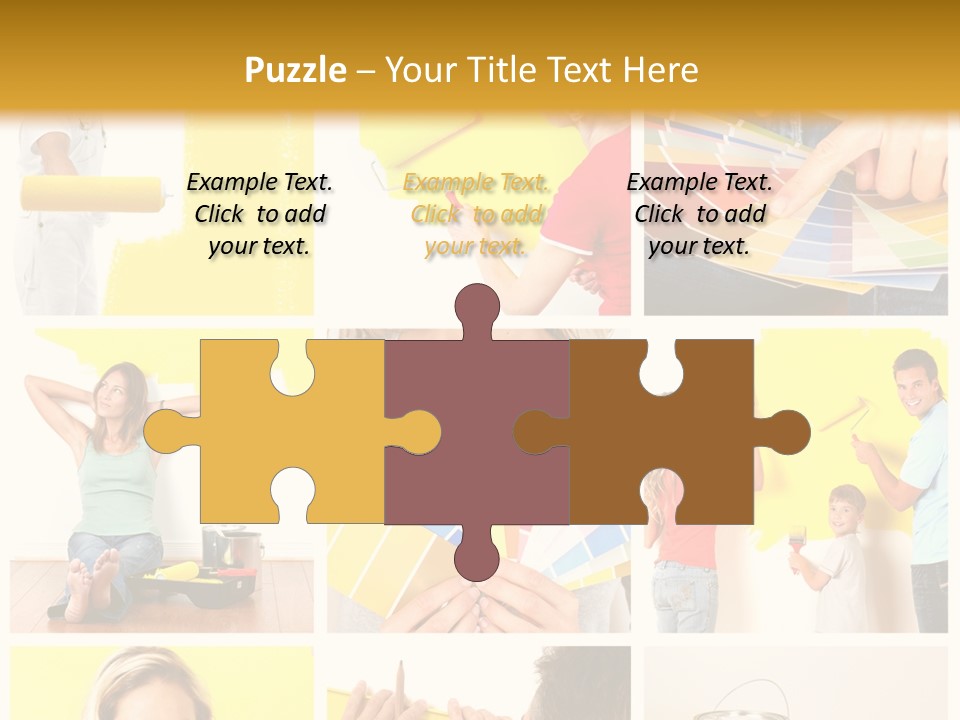 Design House Tape PowerPoint Template