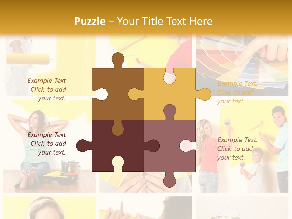 Design House Tape PowerPoint Template