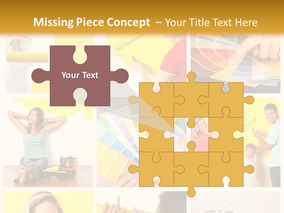 Design House Tape PowerPoint Template