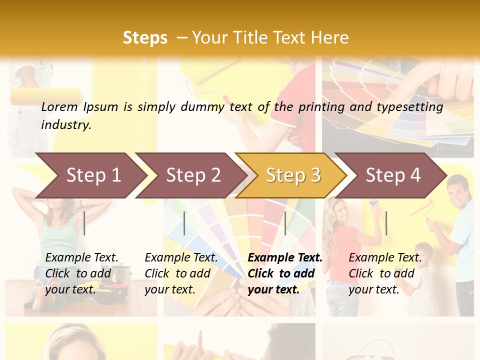 Design House Tape PowerPoint Template