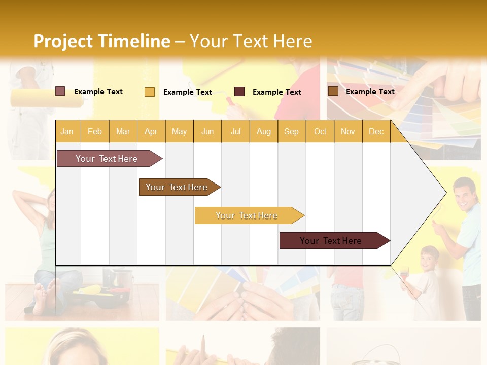 Design House Tape PowerPoint Template