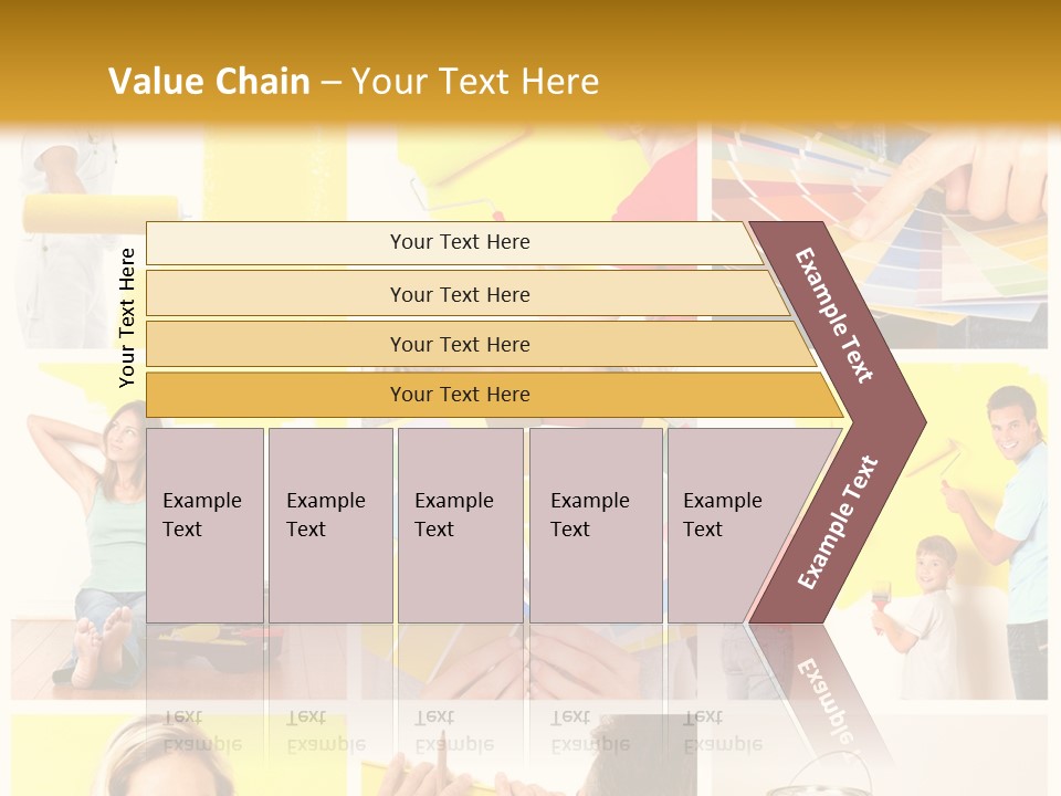 Design House Tape PowerPoint Template