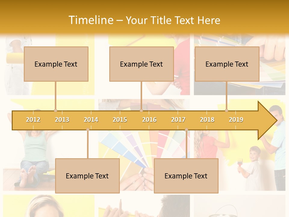 Design House Tape PowerPoint Template