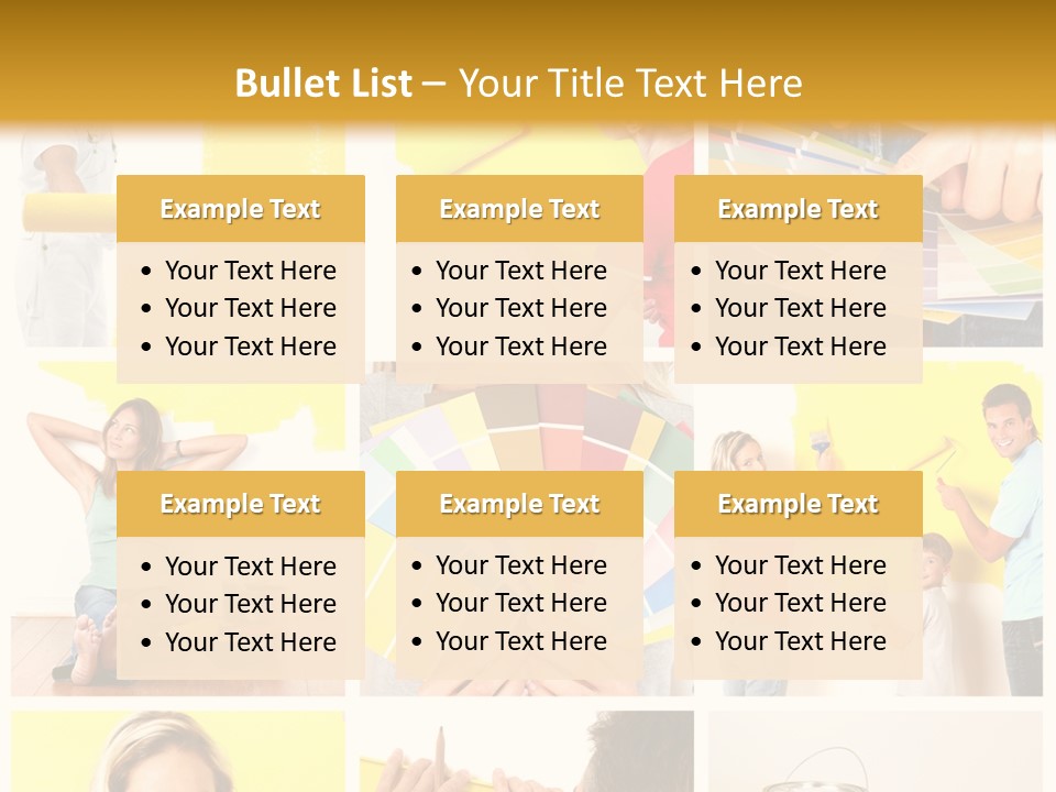 Design House Tape PowerPoint Template