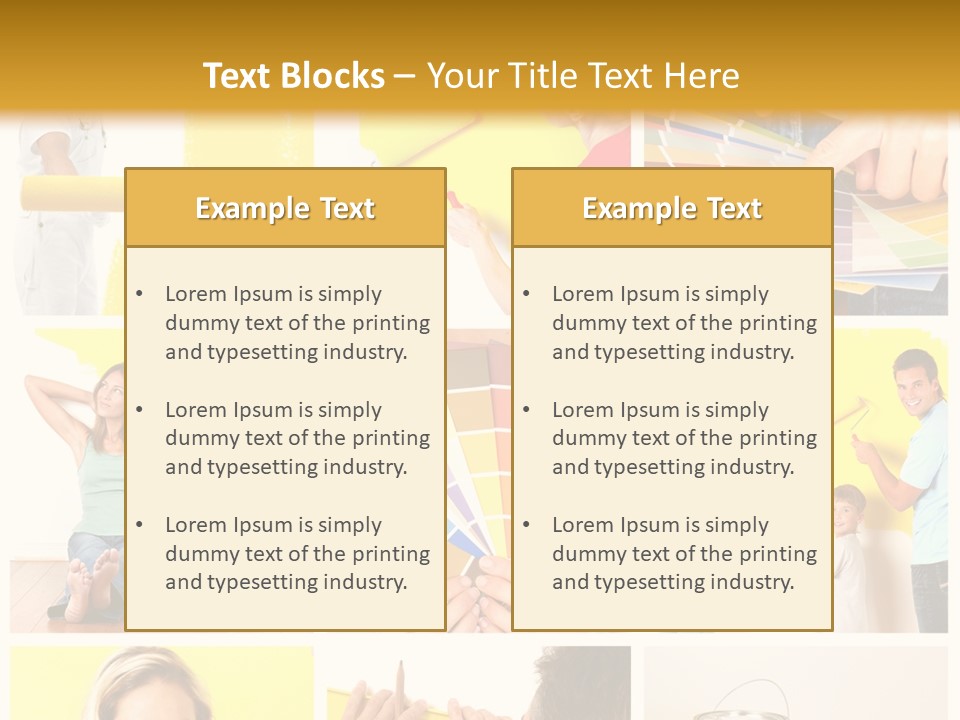 Design House Tape PowerPoint Template