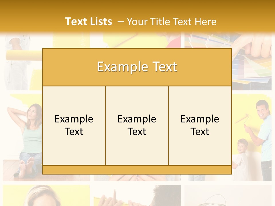 Design House Tape PowerPoint Template