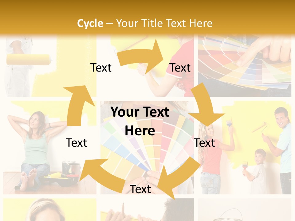 Design House Tape PowerPoint Template