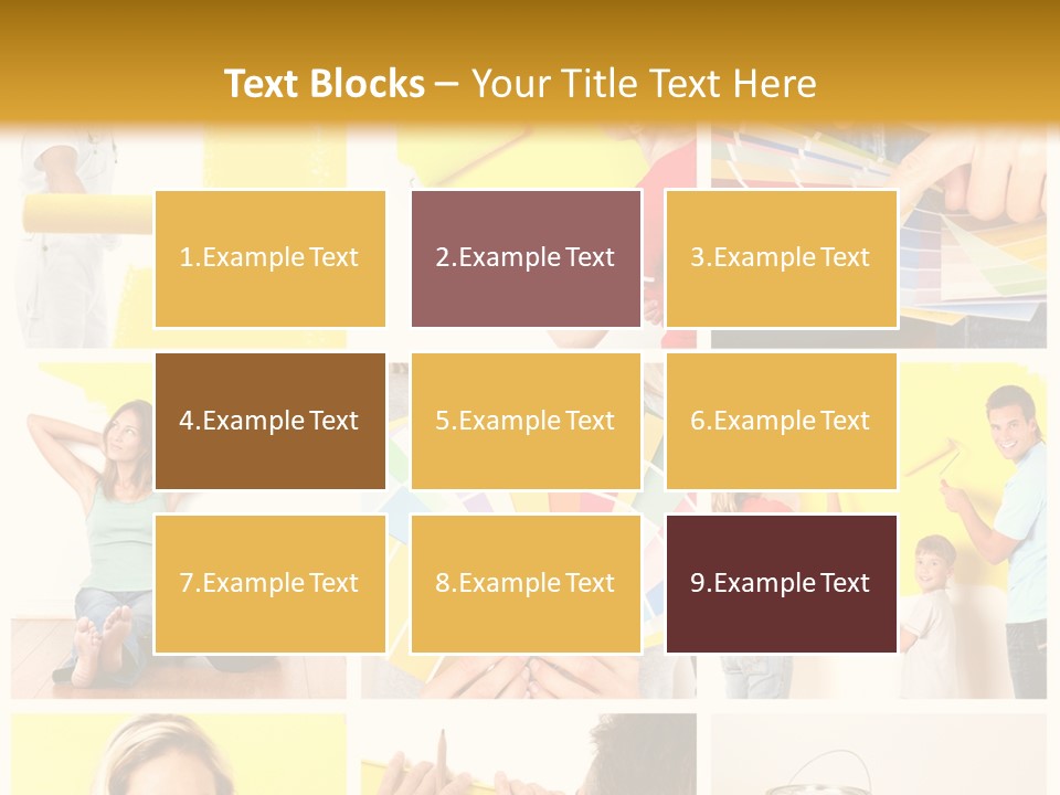 Design House Tape PowerPoint Template