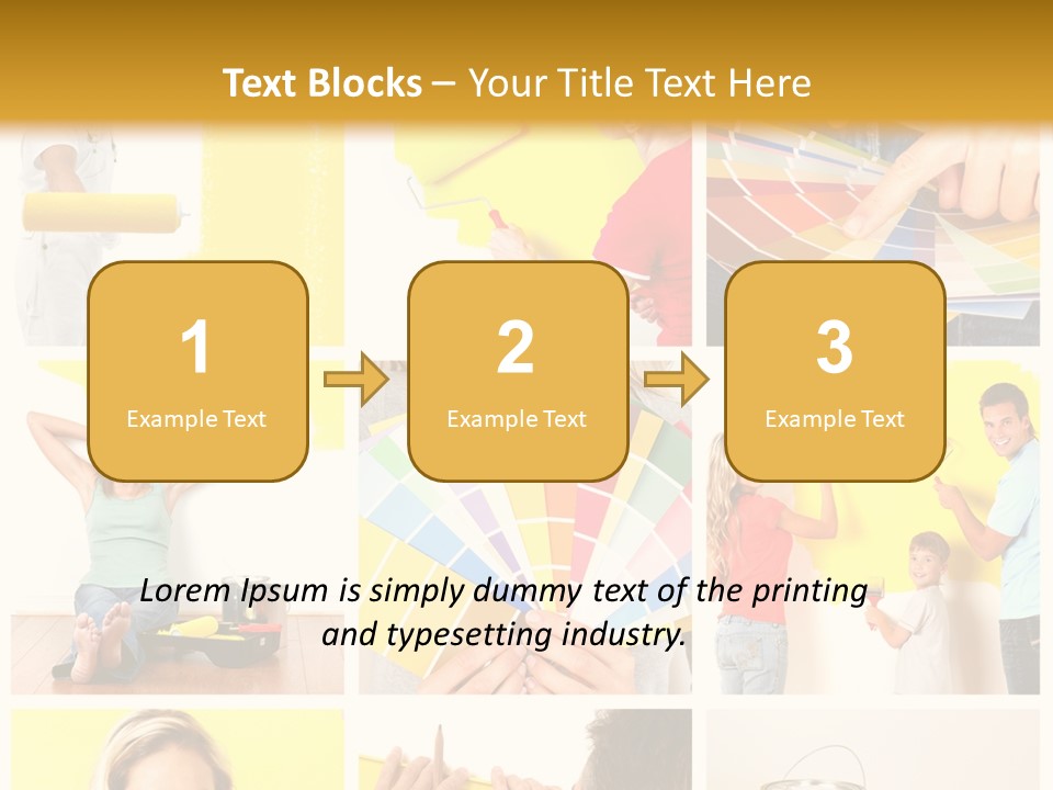 Design House Tape PowerPoint Template