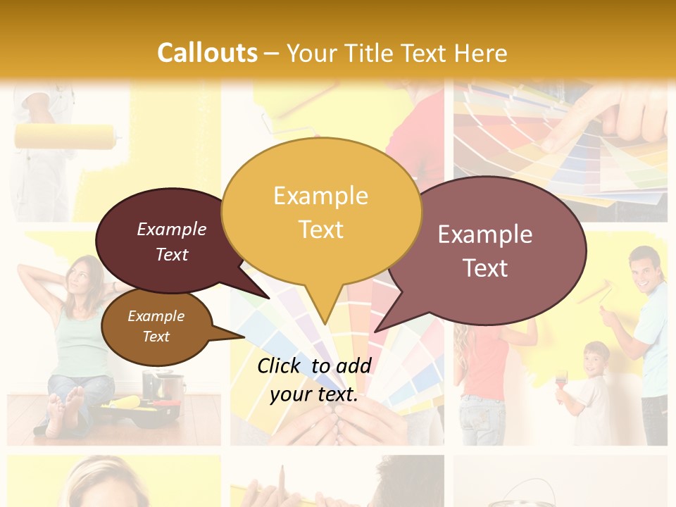 Design House Tape PowerPoint Template