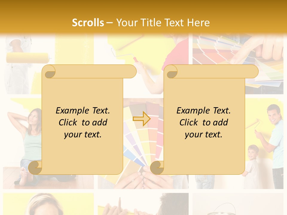 Design House Tape PowerPoint Template