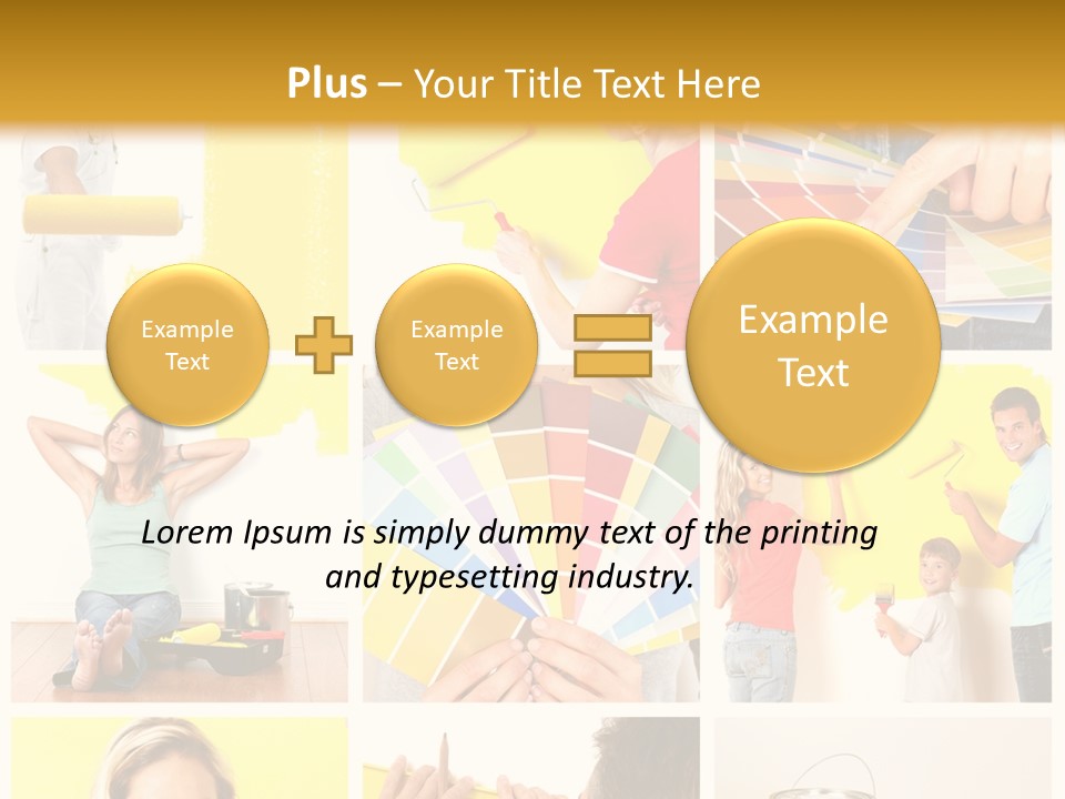 Design House Tape PowerPoint Template