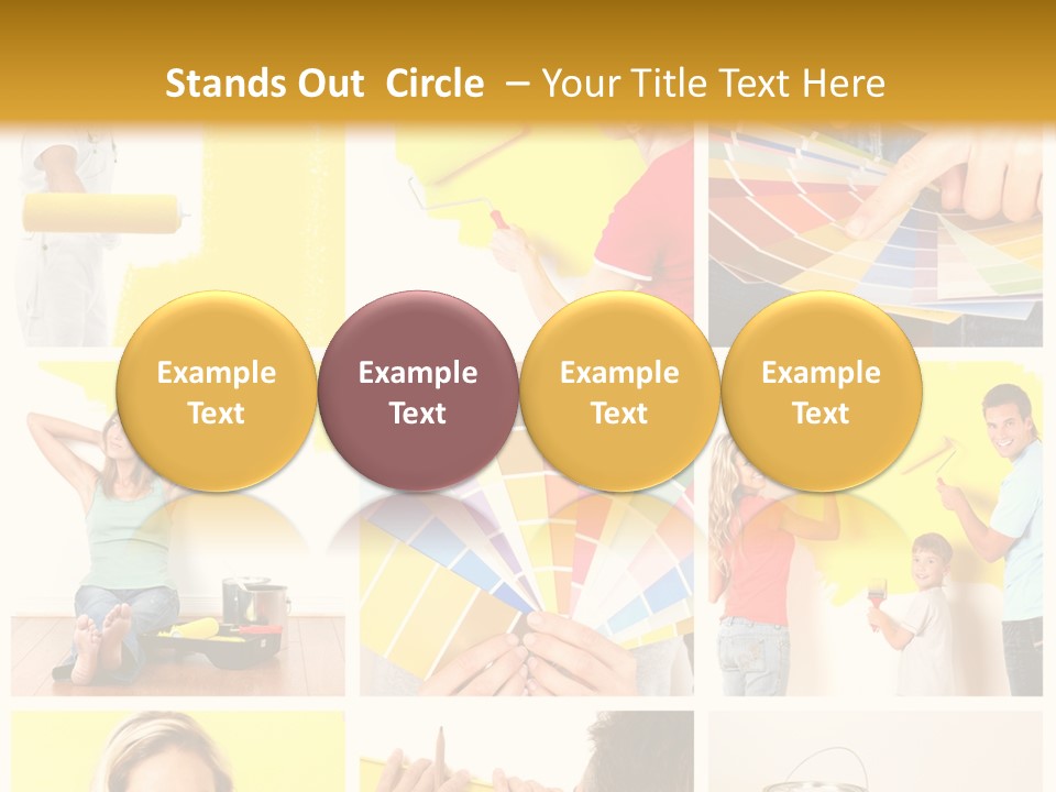 Design House Tape PowerPoint Template