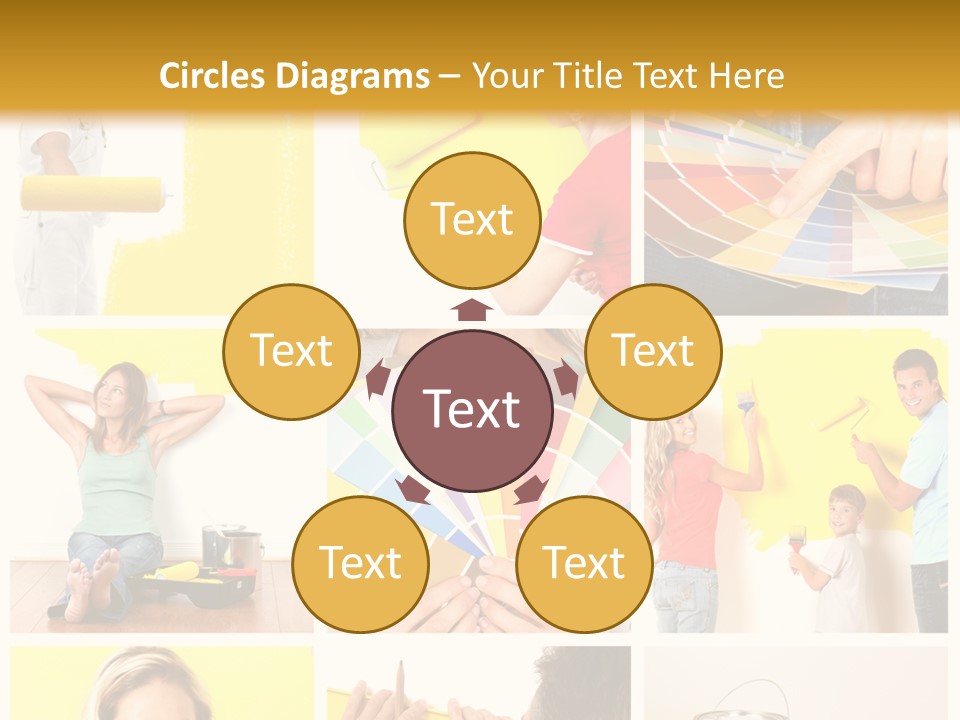 Design House Tape PowerPoint Template