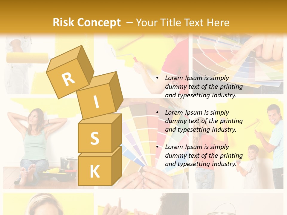 Design House Tape PowerPoint Template