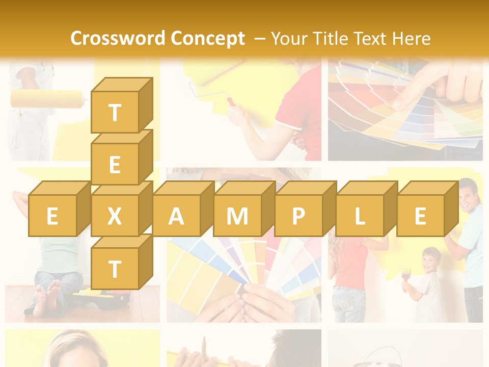 Design House Tape PowerPoint Template