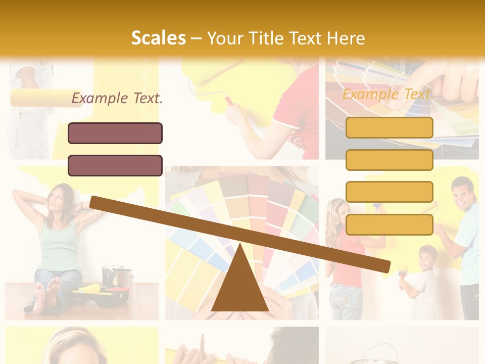 Design House Tape PowerPoint Template