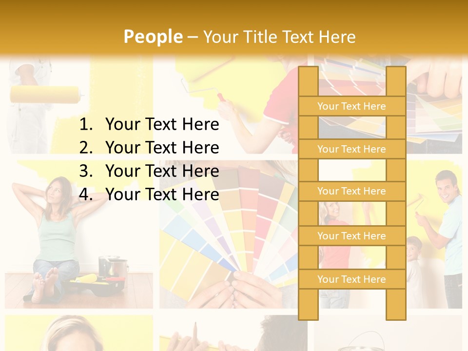 Design House Tape PowerPoint Template