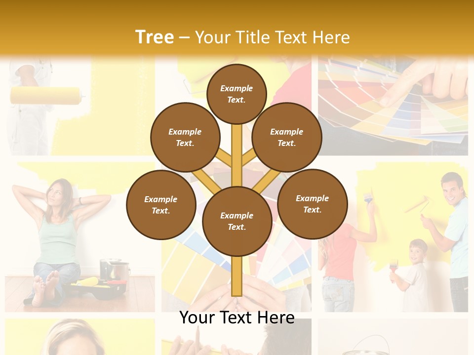 Design House Tape PowerPoint Template