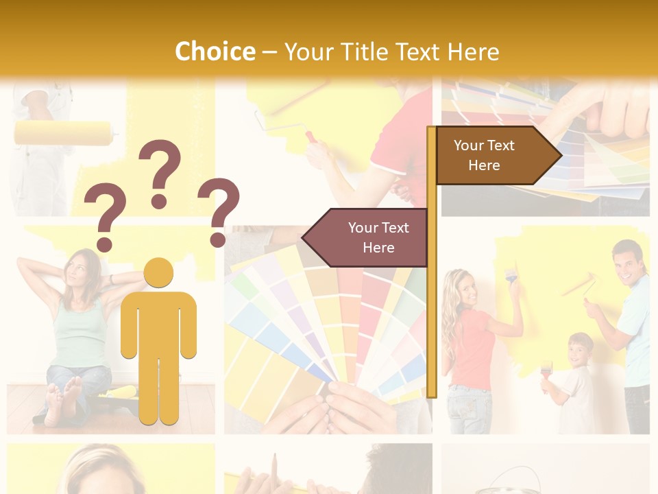 Design House Tape PowerPoint Template