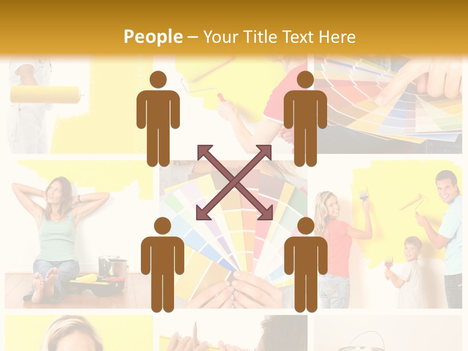 Design House Tape PowerPoint Template