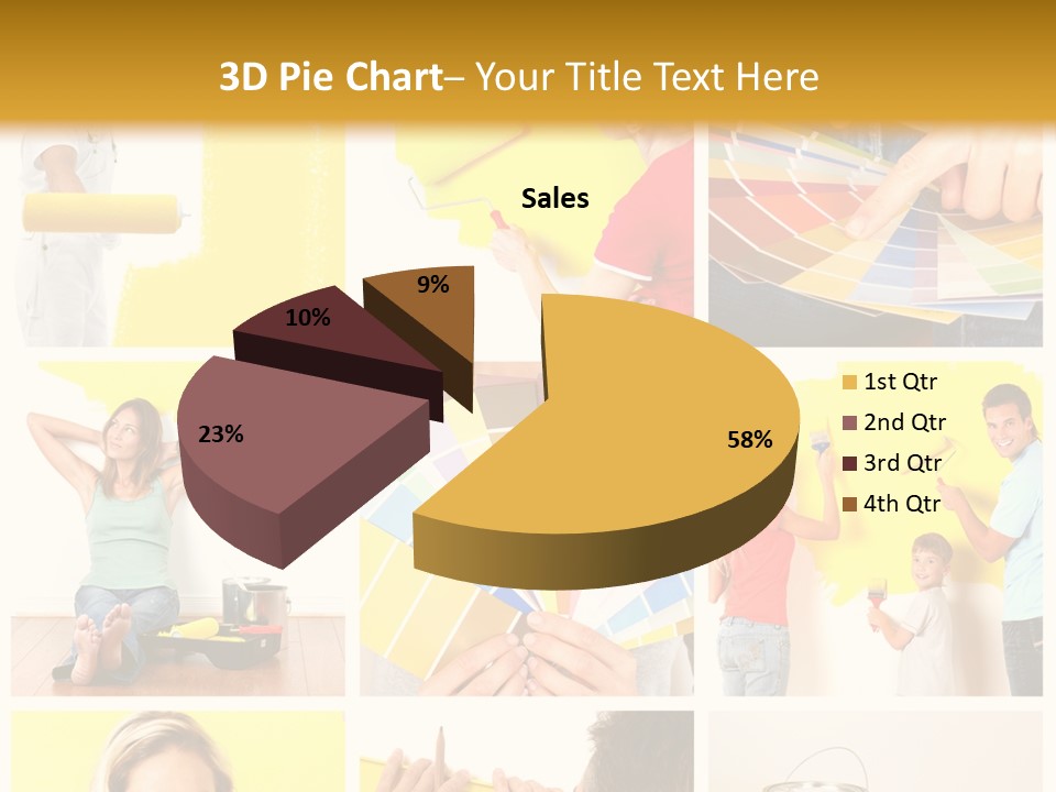 Design House Tape PowerPoint Template