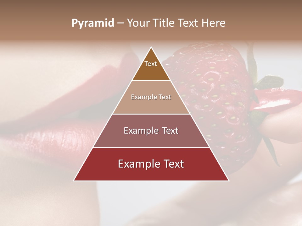 Face Fruit Glamour PowerPoint Template