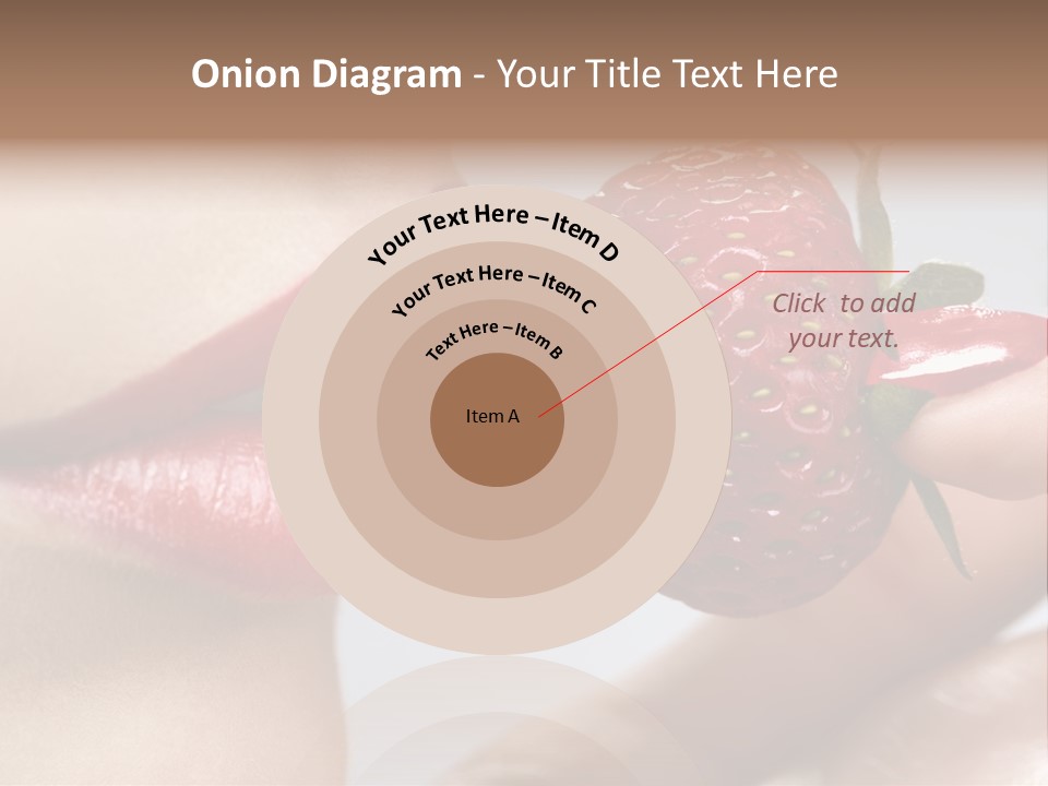 Face Fruit Glamour PowerPoint Template