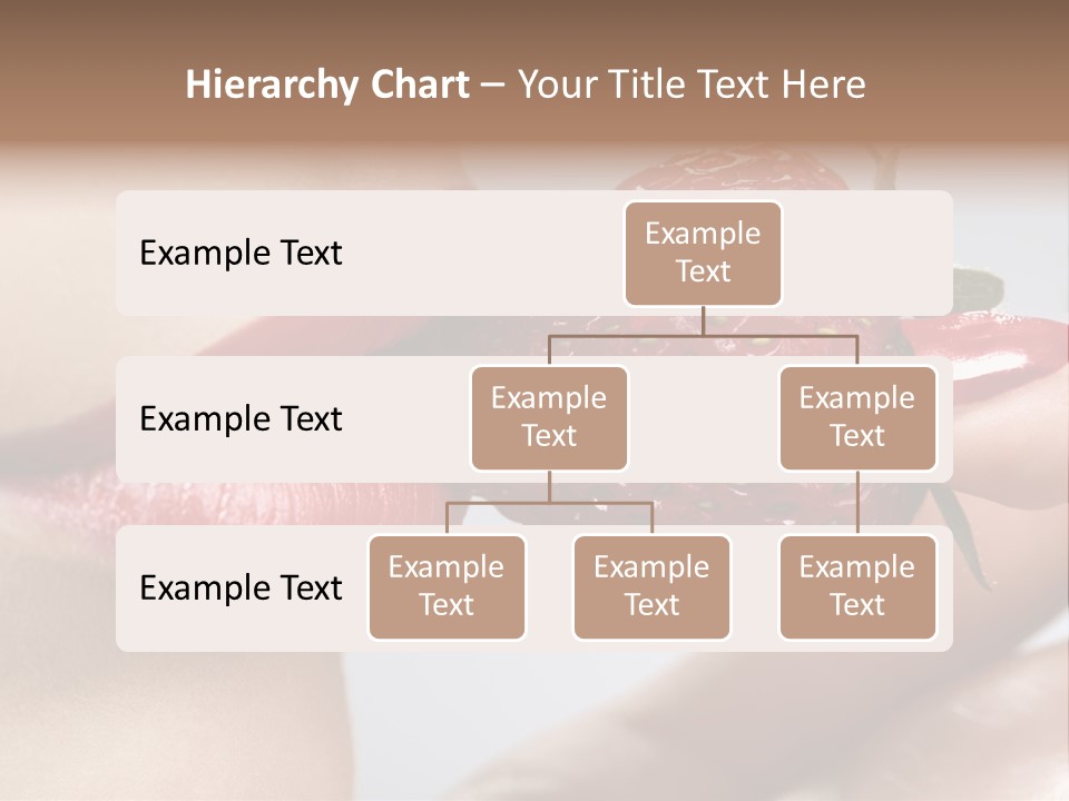 Face Fruit Glamour PowerPoint Template