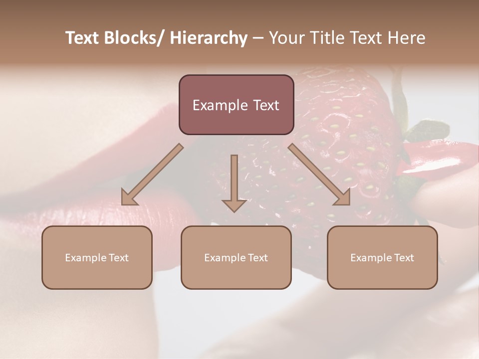 Face Fruit Glamour PowerPoint Template