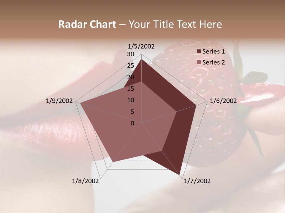 Face Fruit Glamour PowerPoint Template