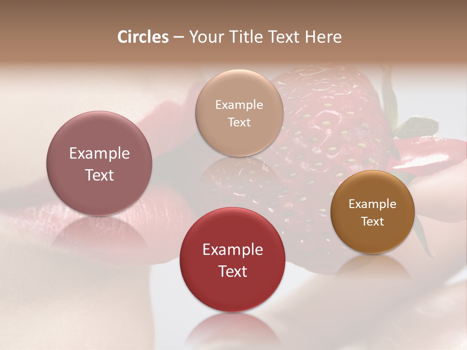 Face Fruit Glamour PowerPoint Template