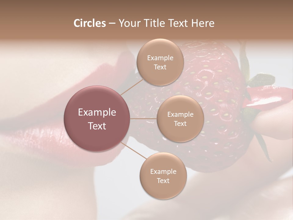 Face Fruit Glamour PowerPoint Template