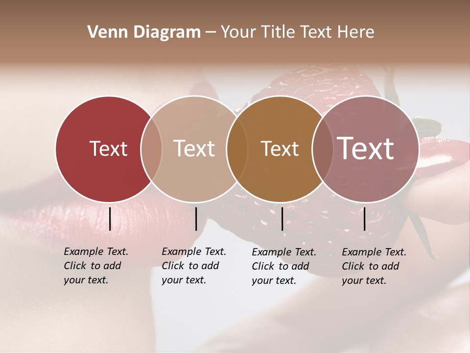 Face Fruit Glamour PowerPoint Template