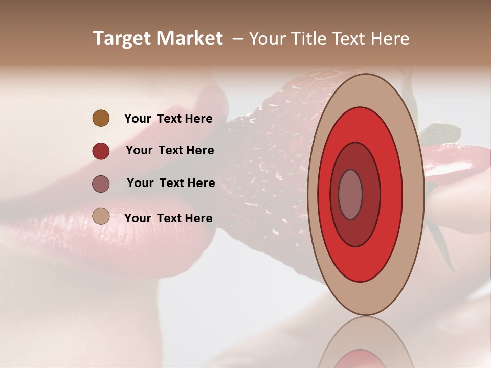 Face Fruit Glamour PowerPoint Template