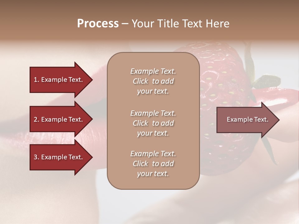Face Fruit Glamour PowerPoint Template