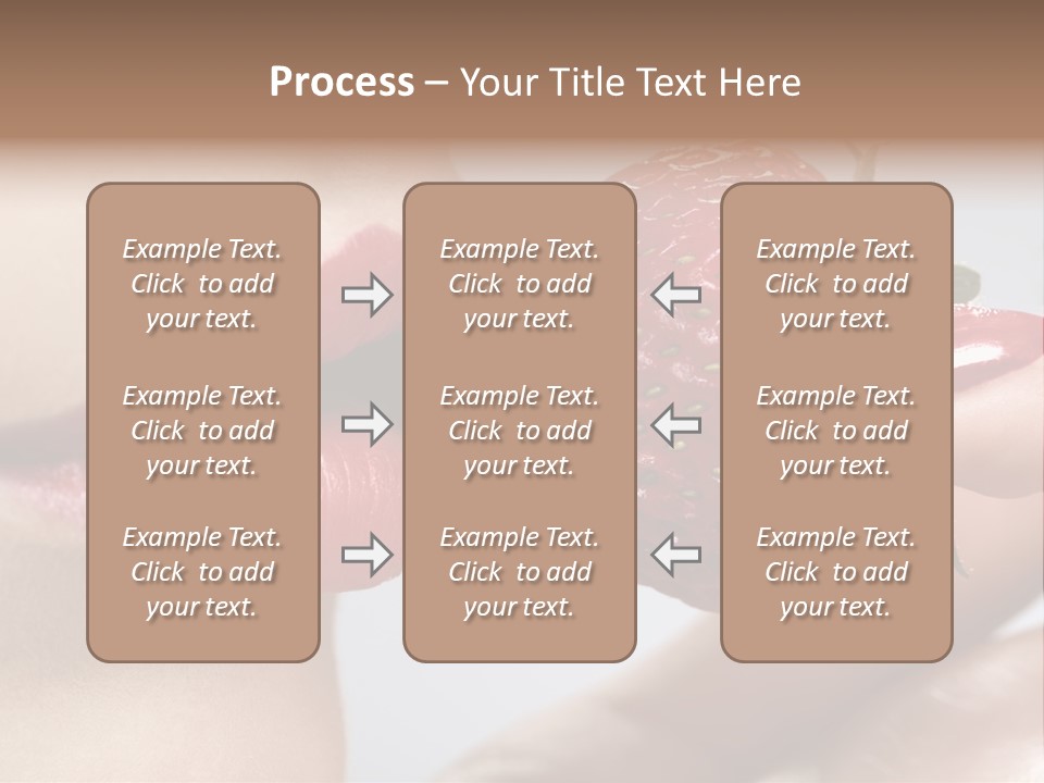 Face Fruit Glamour PowerPoint Template
