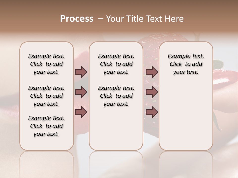 Face Fruit Glamour PowerPoint Template