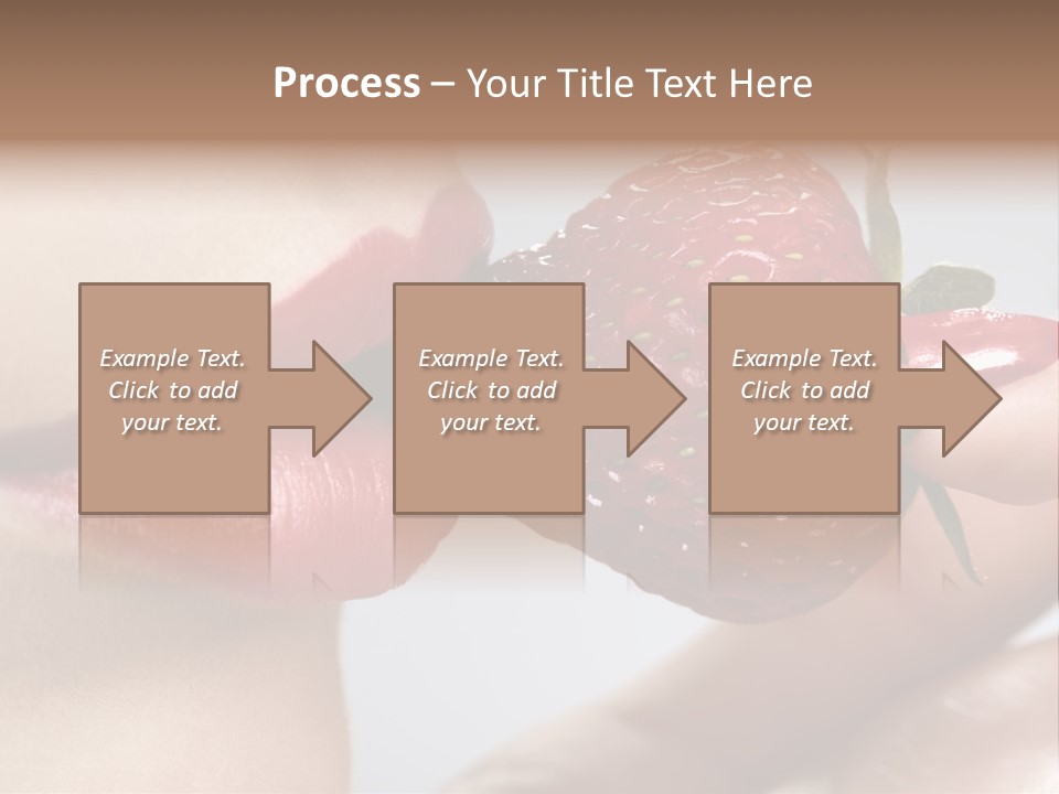 Face Fruit Glamour PowerPoint Template