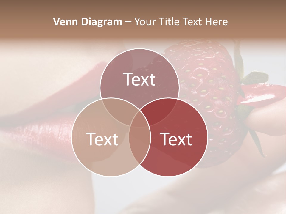 Face Fruit Glamour PowerPoint Template