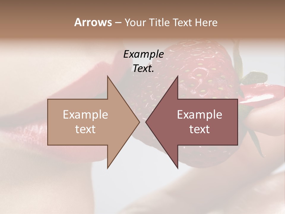 Face Fruit Glamour PowerPoint Template