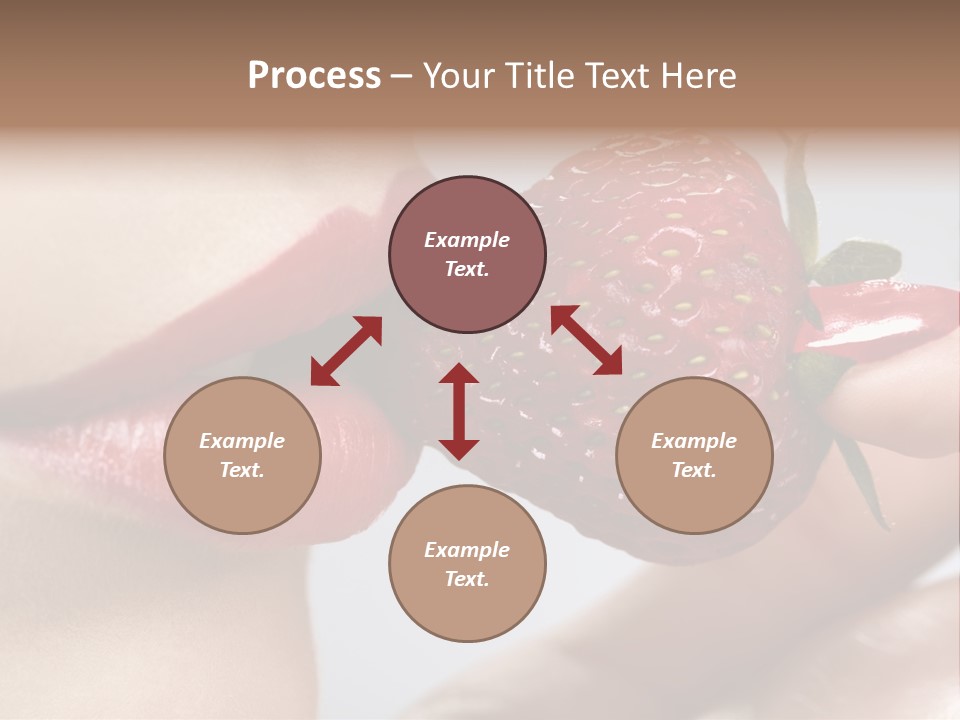 Face Fruit Glamour PowerPoint Template