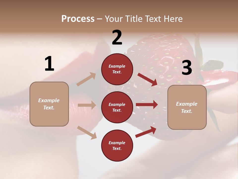 Face Fruit Glamour PowerPoint Template