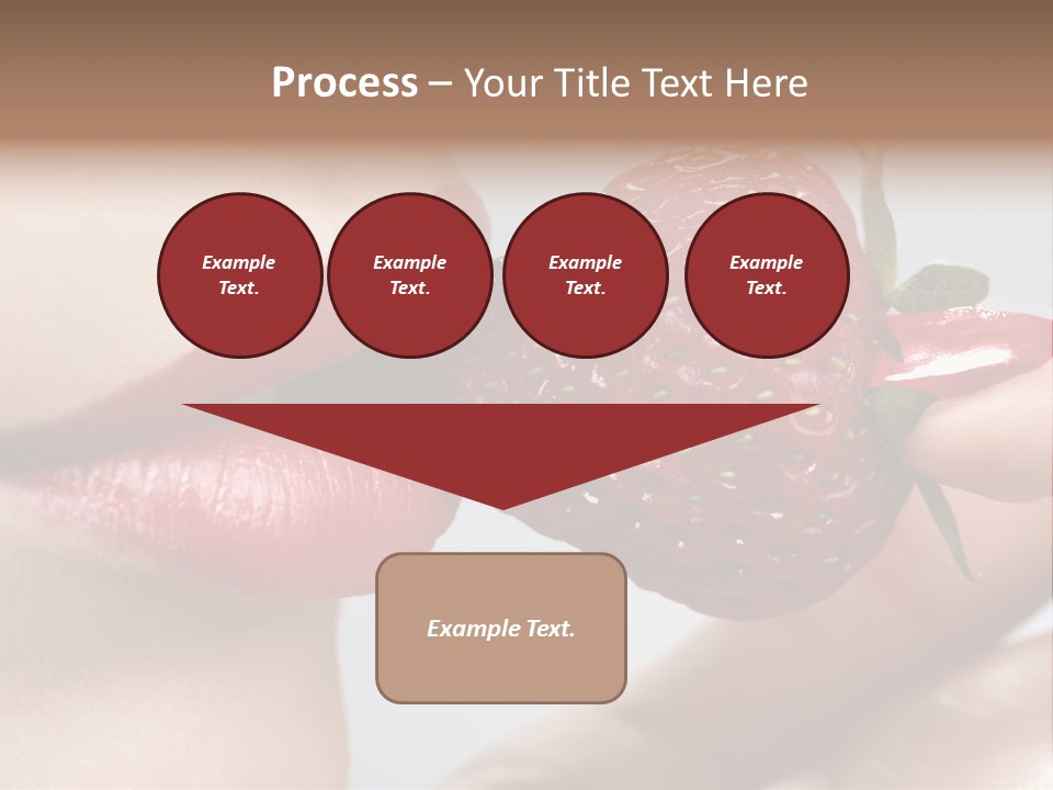 Face Fruit Glamour PowerPoint Template