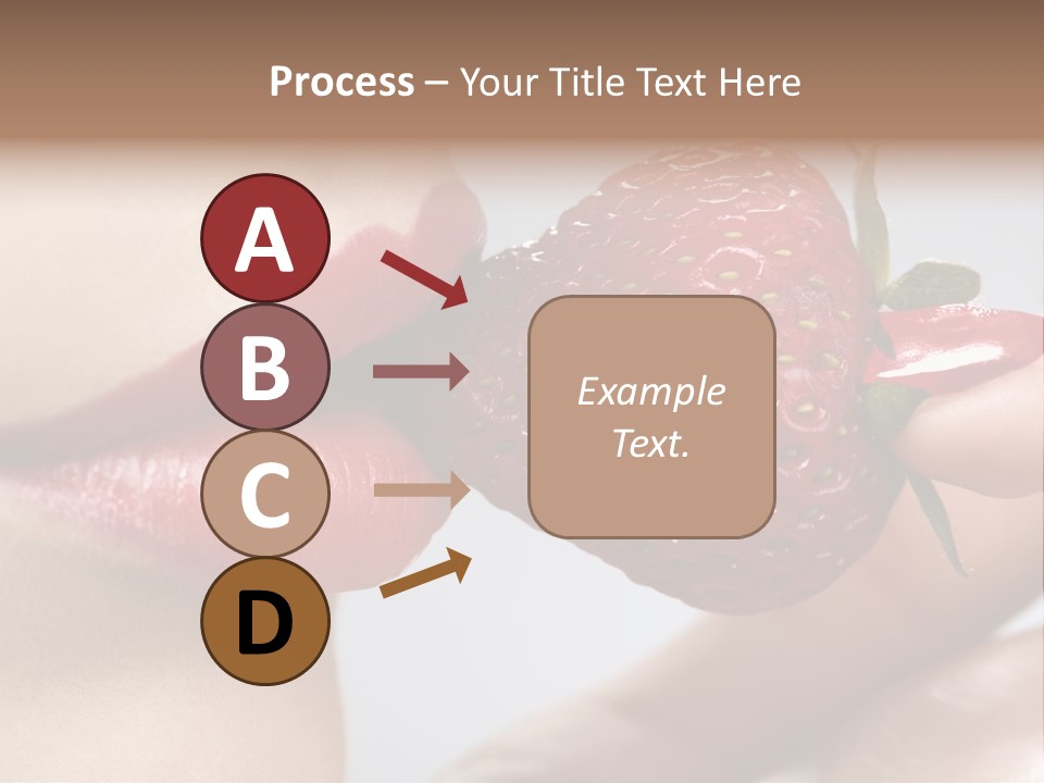 Face Fruit Glamour PowerPoint Template