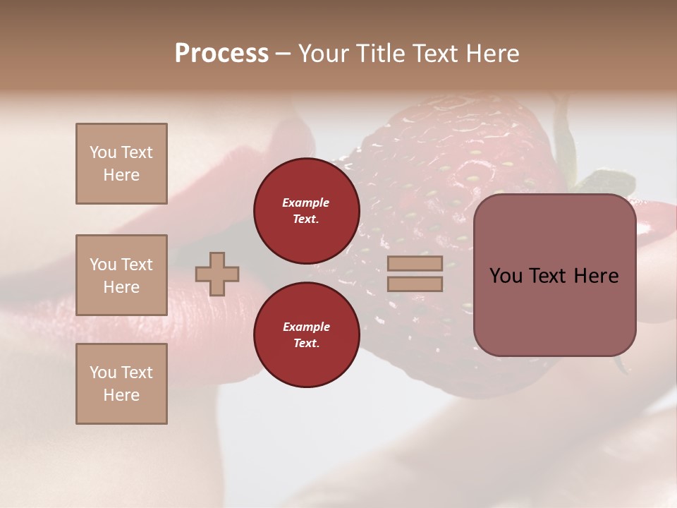Face Fruit Glamour PowerPoint Template