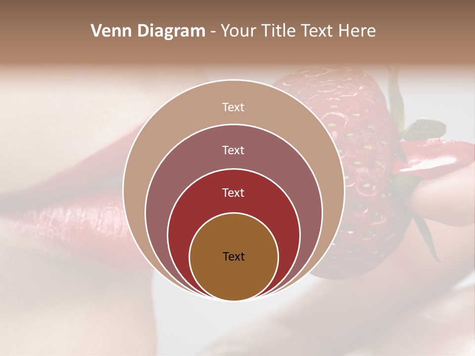 Face Fruit Glamour PowerPoint Template