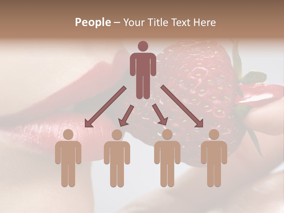 Face Fruit Glamour PowerPoint Template