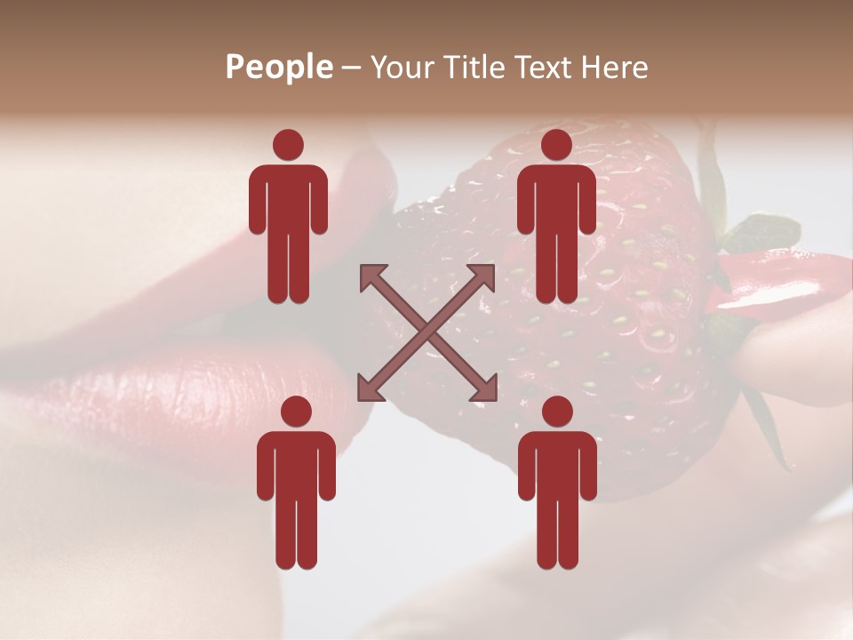 Face Fruit Glamour PowerPoint Template