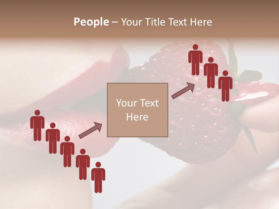 Face Fruit Glamour PowerPoint Template